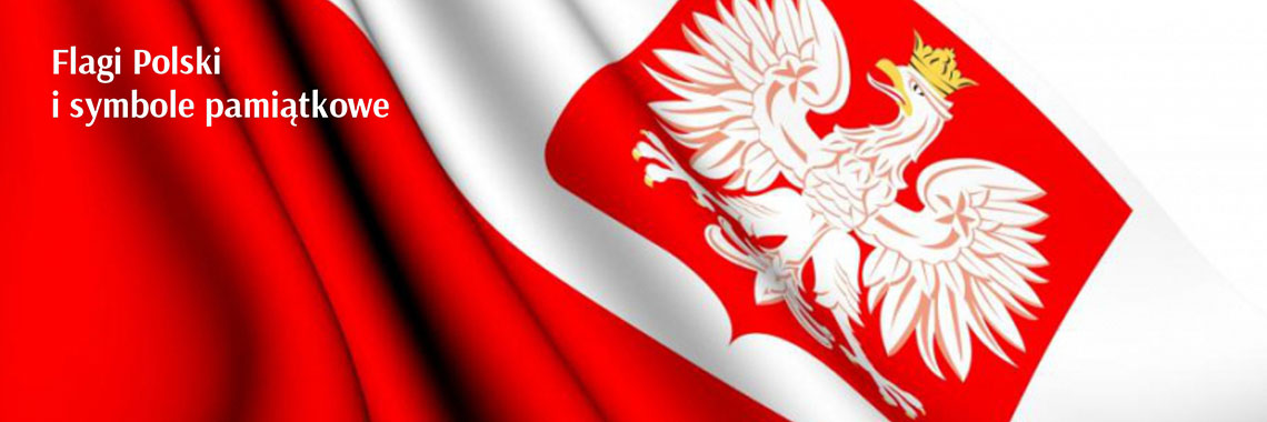 Flagi Polski i symbole pamiątkowe